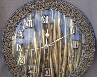Wall clock Resin clock Smooth movement D30cm wall design home interior