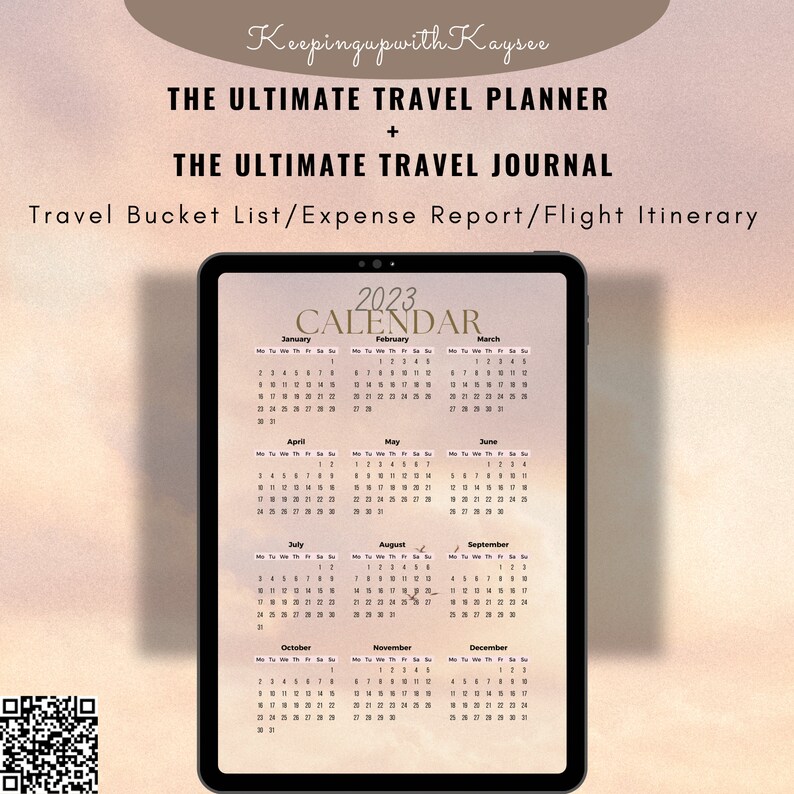 Travel Planner Travel Journal Etsy
