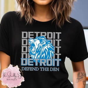 Defend the Den | DETROIT | Lions | PNG Digital File | DTF File | Sublimation File