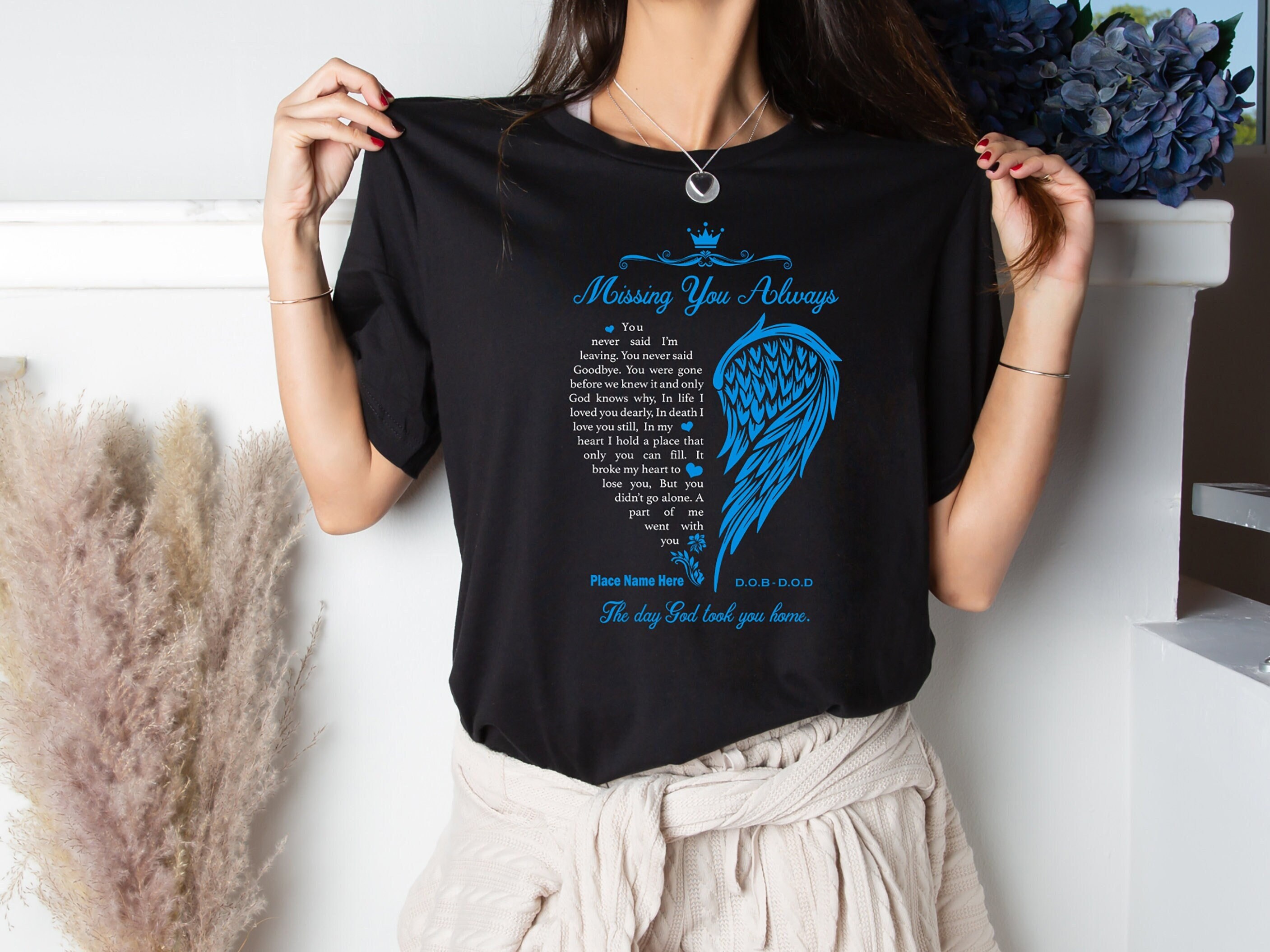 Custom Memorial Shirt Name and Date RIP Shirt Rest in Peace - Etsy