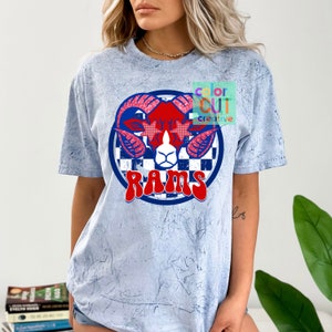 Mascotte BCBG des béliers png | téléchargement numérique | rouge bleu blanc image 2