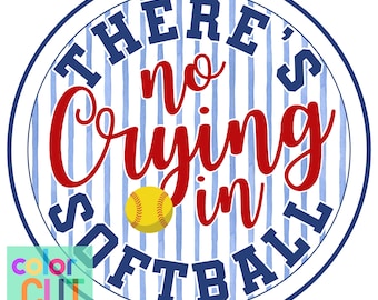 No se llora en el sóftbol (imagen PNG a rayas) (Descarga digital)