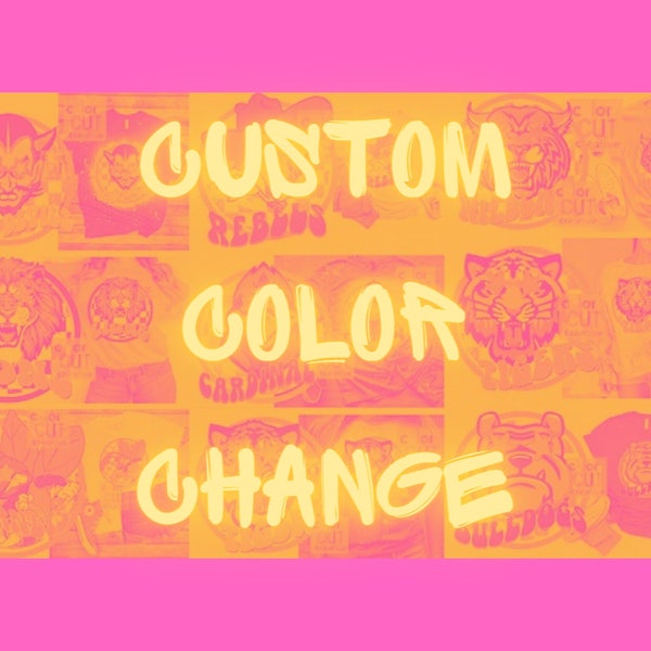 Custom color change