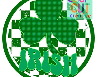 Mascota irlandesa preppy png / descarga digital / punto verde brillante Kelly
