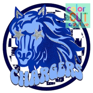 Ladegeräte adrette Maskottchen png | digitaler Download | hellblau-marine