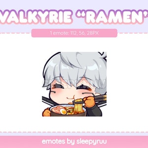 Apex Legends: Cute Valkyrie RAMEN Emote | Twitch & Discord