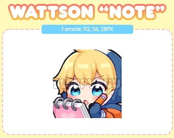 Apex Legends: Cute Wattson NOTE Emote | Twitch & Discord