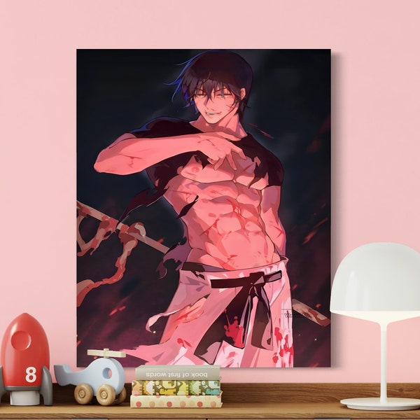 Jujutsu Kaisen Fushiguro Touji  Anime Lovers Canvas Print Wall Art Decor Poster High Quality Gift Children's Room
