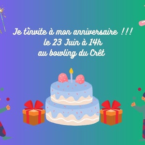 birthday invite