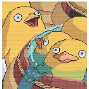 Studio Ghibli - Spirited Away - Cross stitch PDF pattern - Otori Sama