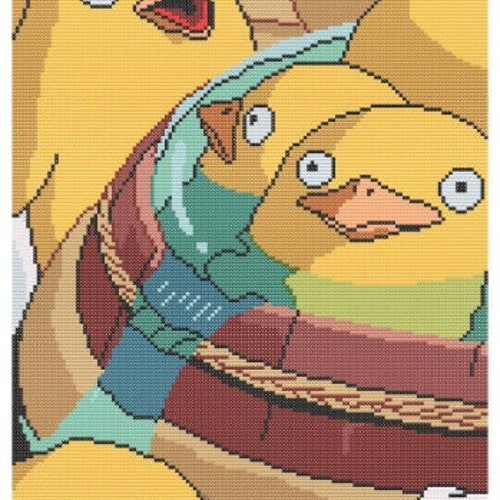 Studio Ghibli Spirited Away Cross Stitch PDF Pattern Etsy