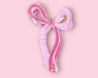 Klauwklem|Festivalaccessoires|Haaraccessoires|Schattige klauwclip | Haarclip | Doorzichtige haarklem in de vorm van een boog | Mode Haaraccessoires