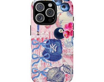 Coquette 8 Ball Collage Phone Case, Preppy, Cute Aesthetic, iPhone cases, Phone case iPhone 16 15 14 13 12 11 Pro case, Christmas Gifts Case