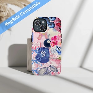 Magsafe Coquette 8 Ball Collage Phone Case, Preppy, Cute Aesthetic, iPhone cases, Phone case iPhone 16 15 14 13 Case, Christmas Gifts Case