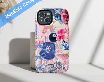 Magsafe Coquette 8 Ball Collage Phone Case, Preppy, Cute Aesthetic, iPhone cases, Phone case iPhone 16 15 14 13 Case, Christmas Gifts Case