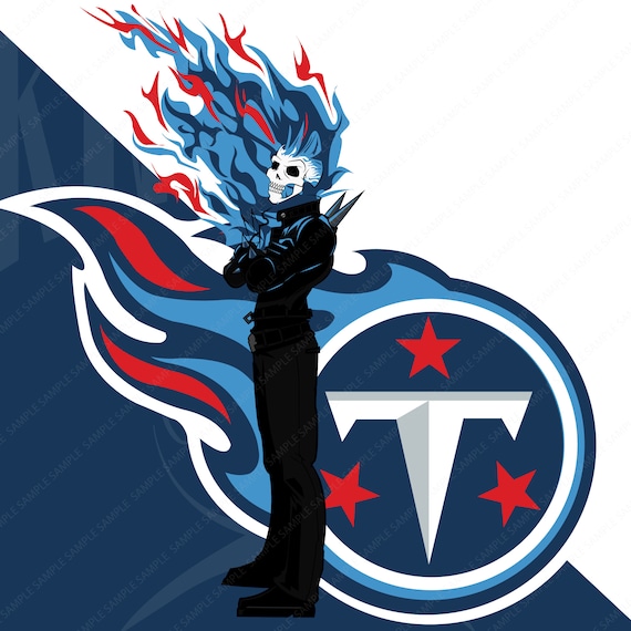 Tennessee Titans Ten NFL Ghost Rider Fan Art DIGITAL -  New Zealand