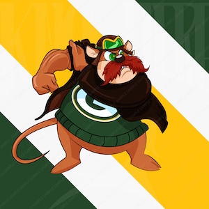 Greenbay Packers, Gb, NFL, Rescue Rangers Fan Art - Digital Print