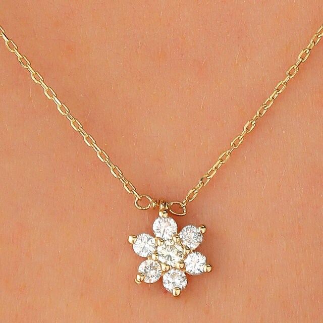 daisy♡14kgf yellow_gold_daisy_flower_charm