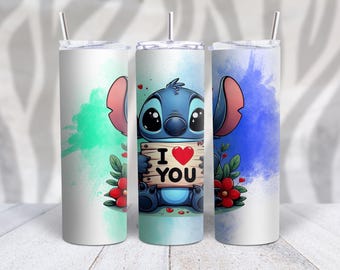 ステッチ 20オンス ストレート スキニー タンブラー デザイン png