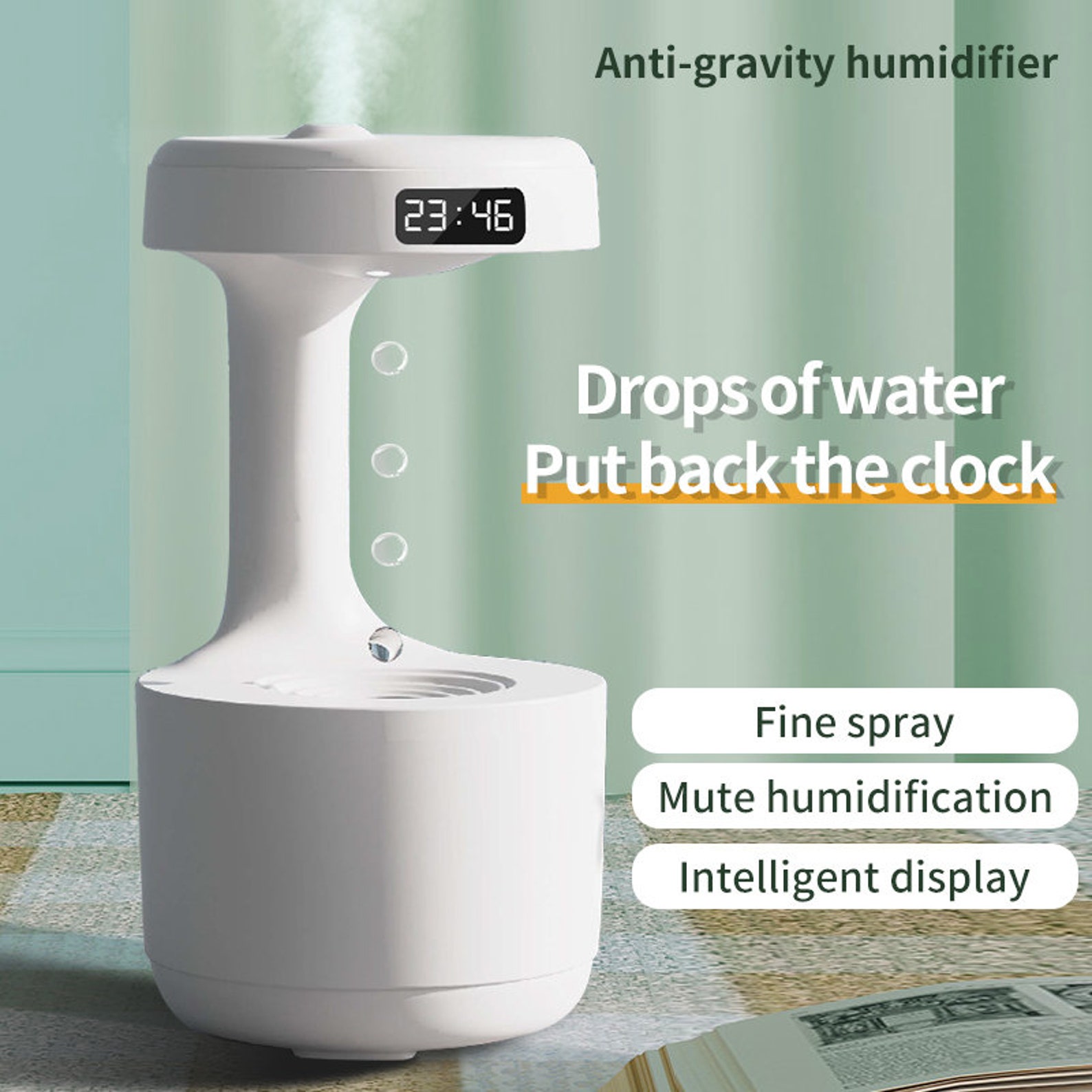 Bedroom Antigravity Humidifier With Fog Household Sprayer Etsy Australia
