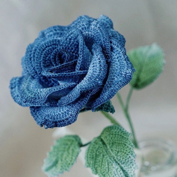 Crochet Rose\Thai Rose Pattern - Crochet Pattern for Bouquet - Crochet Flower Pattern-Valentin Gifts-Mother's Day Gifts-(mis à jour)