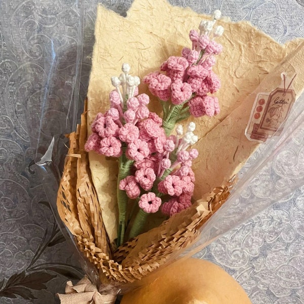 Crochet Grape Hyacinth Pattern-Crochet Flower,Crochet Hyacinth Pattern,Valentine's Day,Gifts-Mother's Day Gifts-PDF pattern,video tutorial
