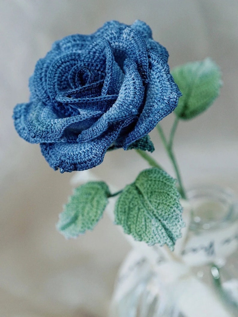 Crochet RoseThai Rose Pattern Crochet Pattern for Bouquet Crochet Flower Pattern-Valentine's Day Gifts-Mother's Day Giftsupdated image 1