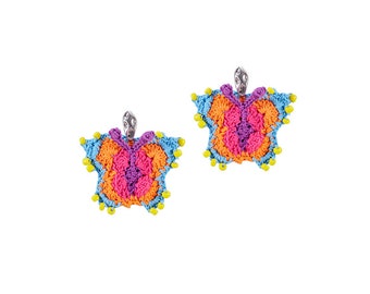 Butterfly Designer Earrings for Women: Niche, High-End, New Design, Clip-on