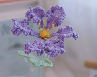 Crochet Crape myrtle Pattern/Crochet Flower Pattern/ Crochet Lagerstroemia/for Bouquets and Flower Arrangements