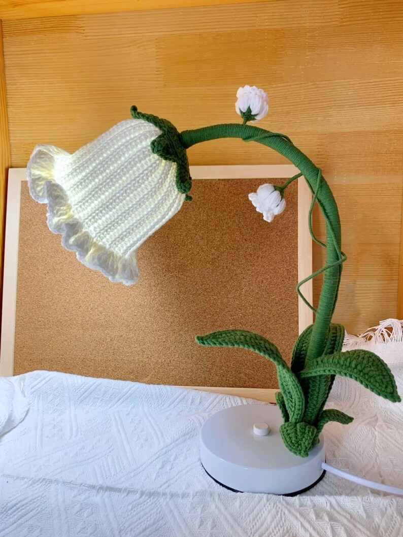 Crochet Lily of the Valley Lamp Patterncrochet Flower Etsy