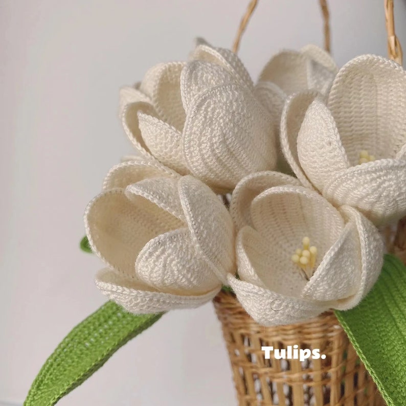 Crochet Tulip Bouquet Patterncrochet Lily of the Valley Etsy