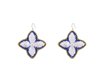 Pattern Clip-on Earrings for Women: Unique, Niche, High-End