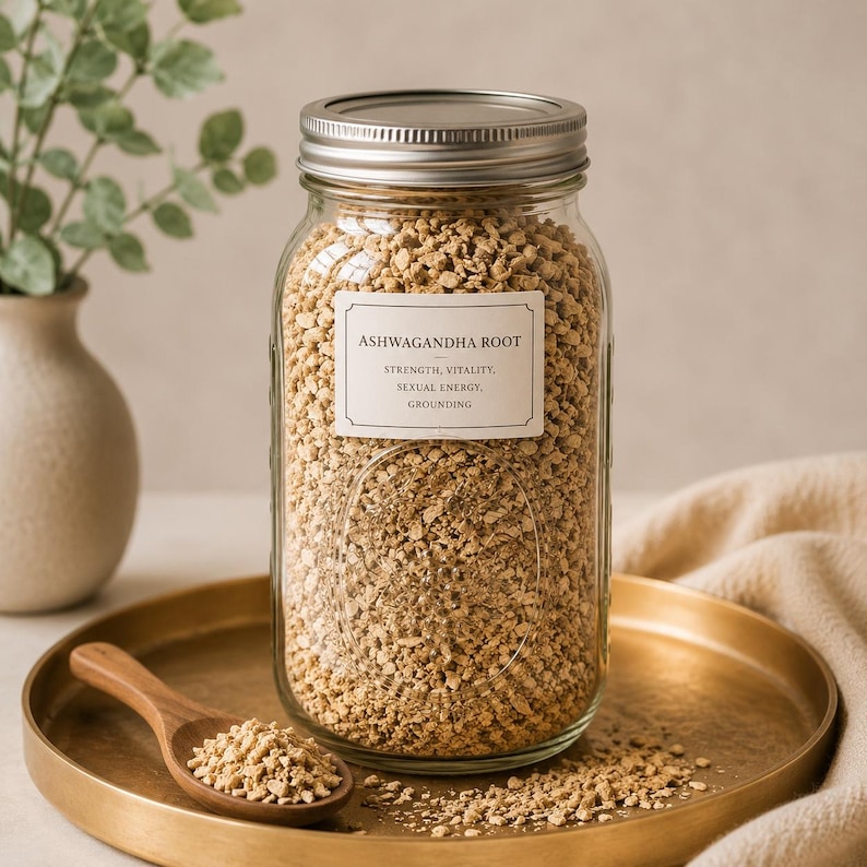 Ashwagandha Root Organic Dried Herb For Rituals Spells Spiritual ashwagandha-root-organic-dried-herb-for-rituals-spells-spiritual