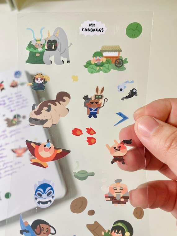 Atla Matte Sticker Sheet | Kawaii Bujo Stickers