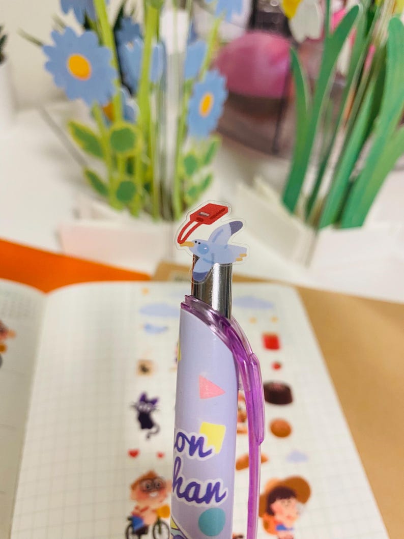 Kiki klistermärkesark | Genomskinliga vattentäta glansiga klistermärken, Bujo Kawaii Stationery bild 7