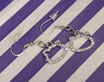 Hello Kitty glitzernde Ohrringe