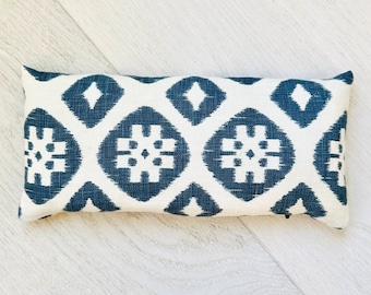 Indigo Linen Cherry Pit Heat Pack: Handmade Sustainable Spa Gift