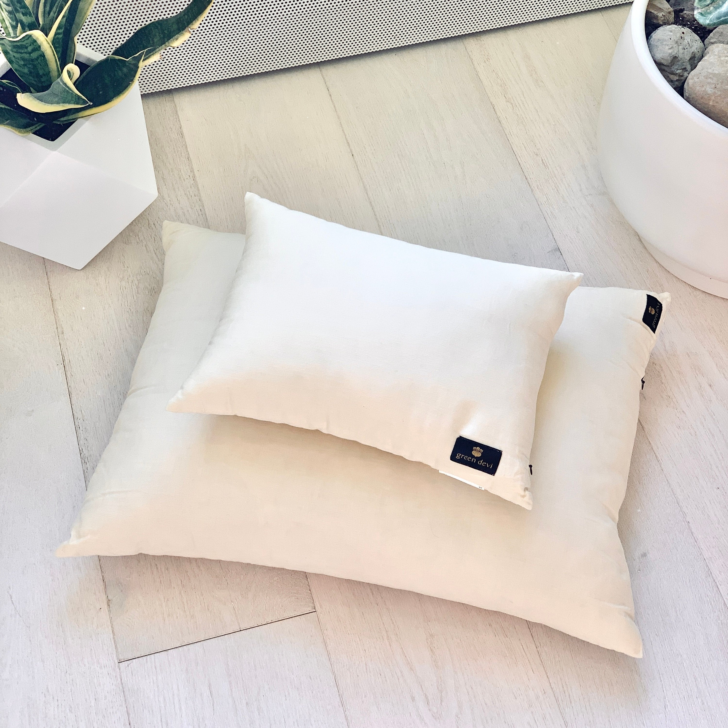 Organic Cotton and Kapok Decorative Pillow Inserts - Pure Upholstery