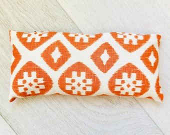Linen Cherry Pit Heat Pack: Yam Print, Sustainable Spa Gift