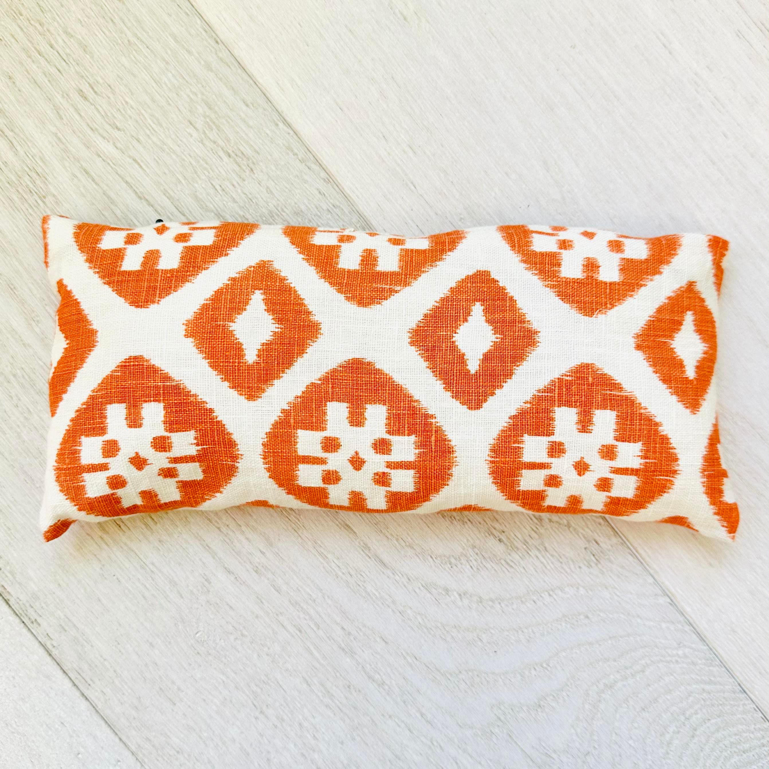 Linen Cherry Pit Heat Pack: Yam Print, Sustainable Spa Gift