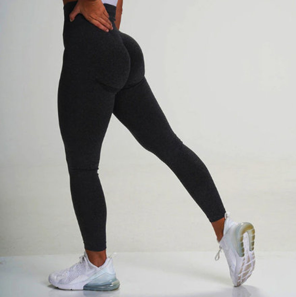Scrunch Butt Leggings With Hearts