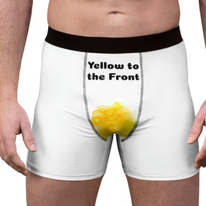 Men's Underwear Soft Comfy Breathable Trunks Boxer Brief Cute Poop
