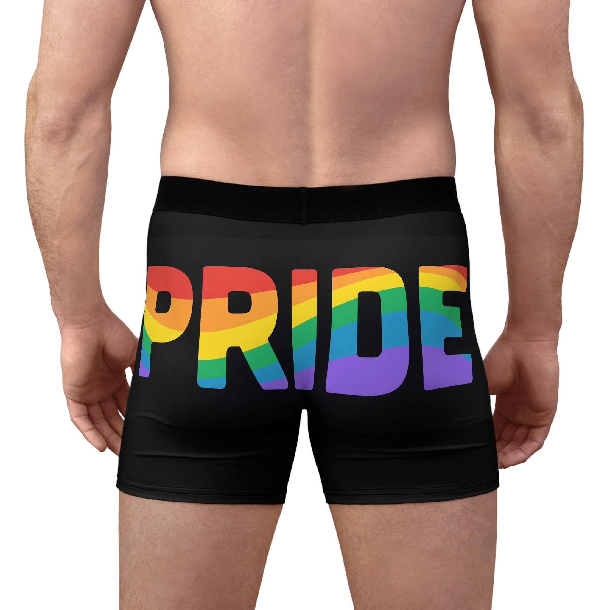 Pride, Men's Boxer Briefs, lgbtq, pride, gay, lesbian, queer