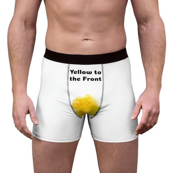 Stained Gag Undies, Men's Boxer Briefs, Gift, Toilet Humor, Undies