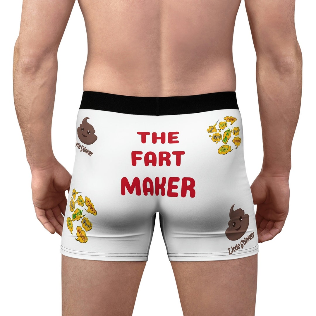 The Fart Maker, Gag, Men's Boxer Briefs, Novelty, Underwear, Gag Gift