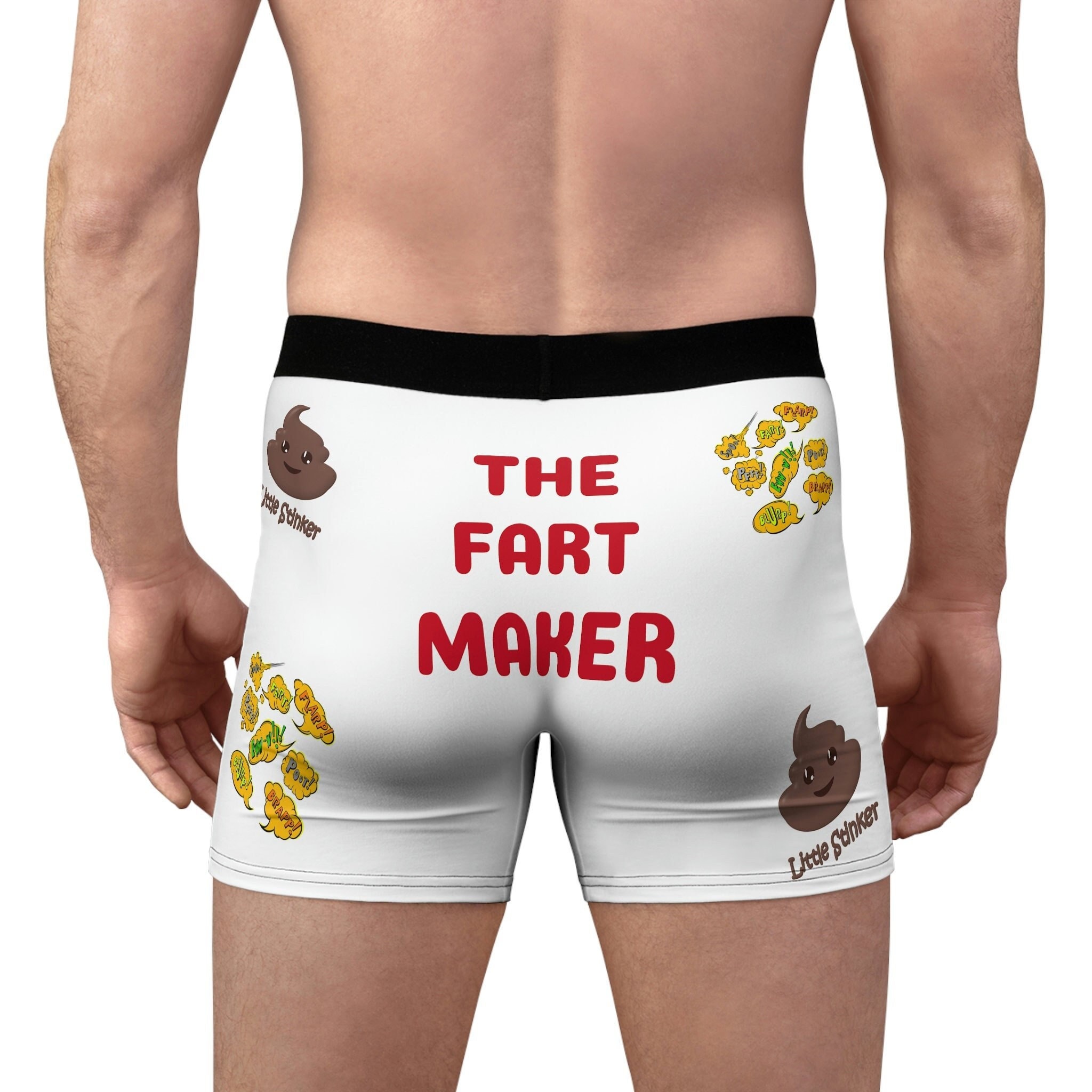 The Fart Maker, Gag, Men's Boxer Briefs, Novelty, Underwear, Gag Gift