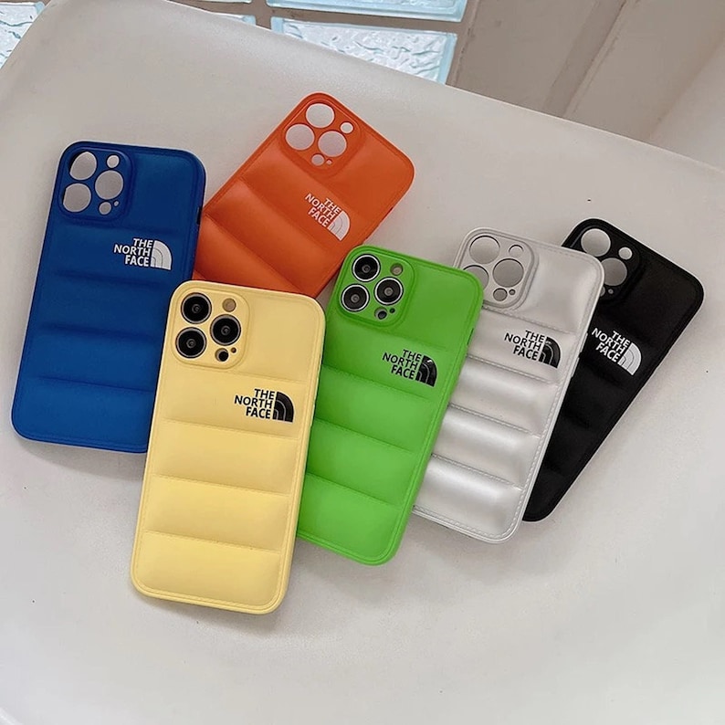 The North Face Inspiration Puffer Phone Case for Iphone 14 13 Etsy