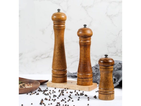 Set of 2 X 8.5 Premium Quality Salt and Pepper Grinder Shaker Set