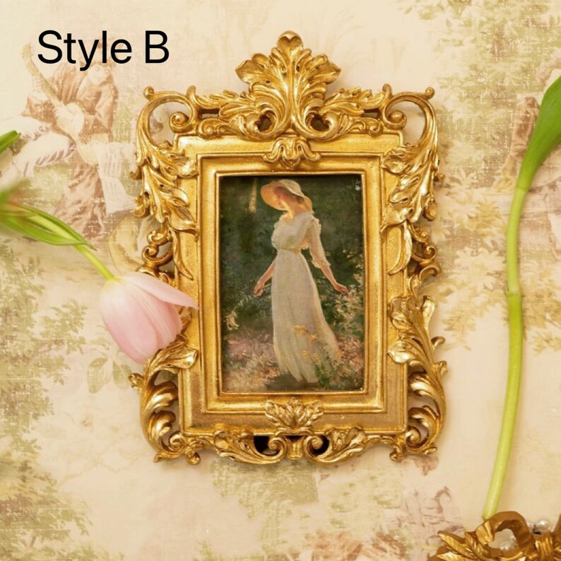 Gold Victorian Vintage Style Photo Frame Antique Style Etsy