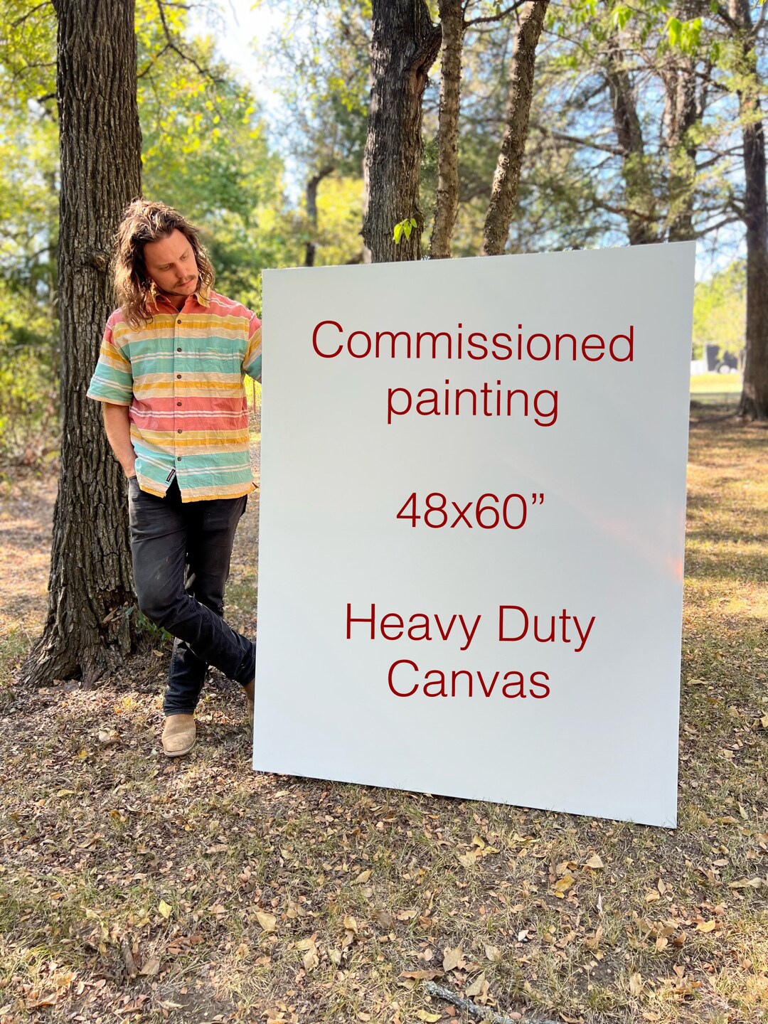 Commissioned Painting 48x60 Heavy Duty Canvas Etsy